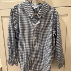 Little English Blue and White Gingham Shirt